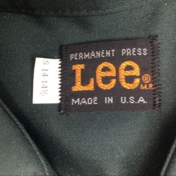 Lee Chetopa Twill Men’s 1970s Vintage Work Shirt - Picture 4 of 10